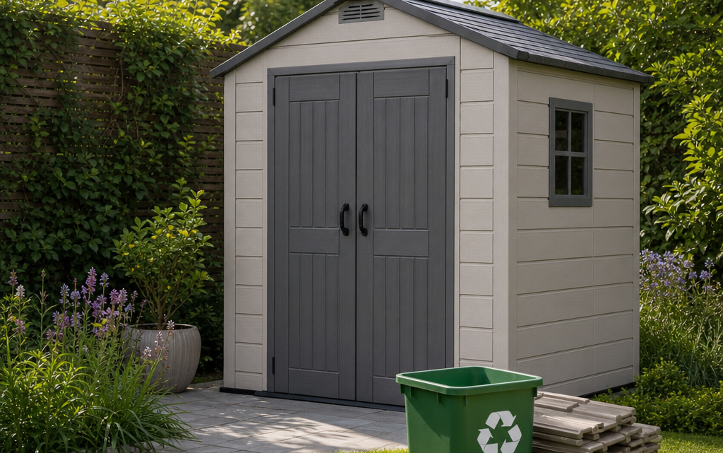 Recyclability and UV Stability in Plastic Garden Storage Sheds