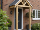 Support Posts and Ground Anchors for Door Canopy Installation – Guide to Planning front support posts and ground anchors for domestic entrance canopies