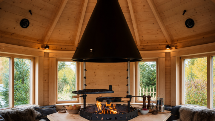 Ventilation and Fire Safety in a Garden Barbecue Hut