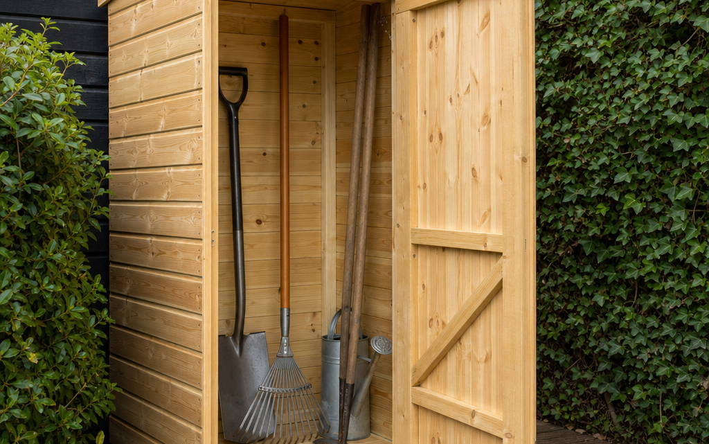 What Tongue-and-Groove Construction Means for a Compact Timber Tool Store