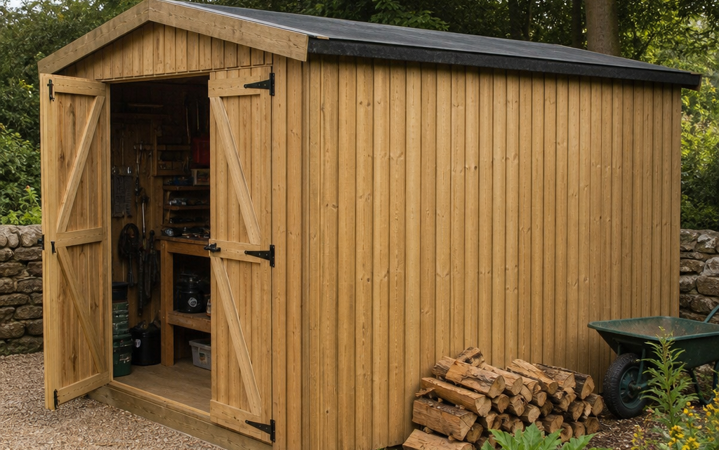 When a Windowless Shed Makes Sense for Storage and Workshop Use